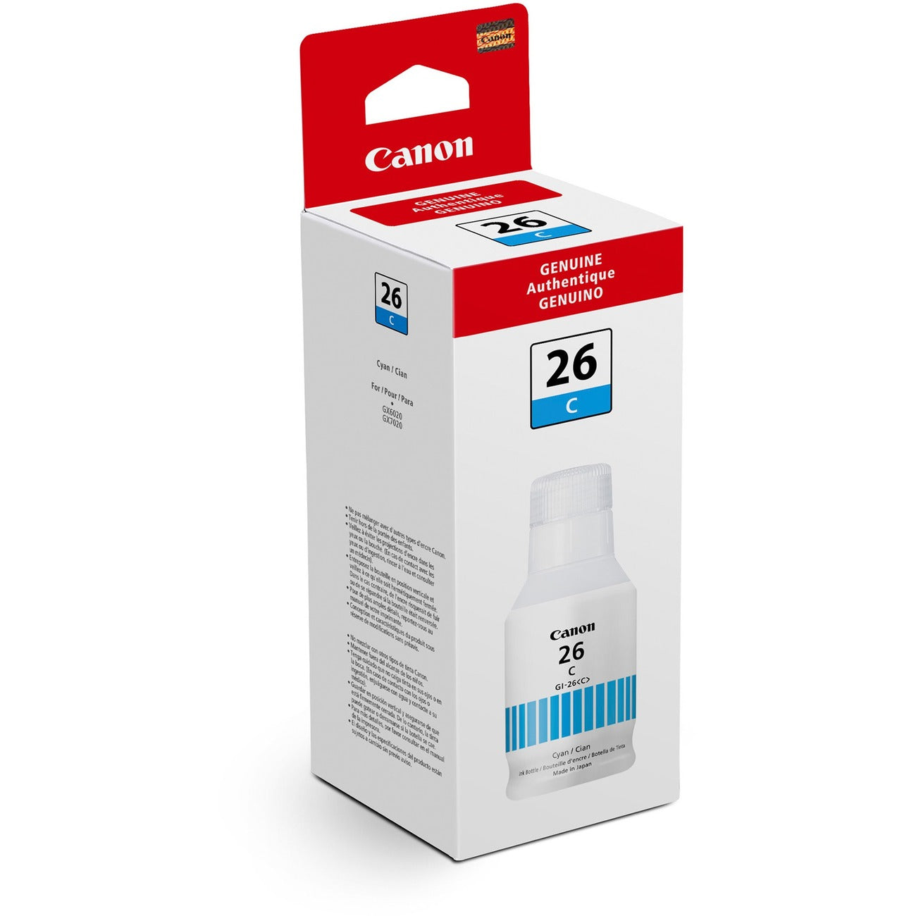 Canon Ink Bottle Gi26 Cyan