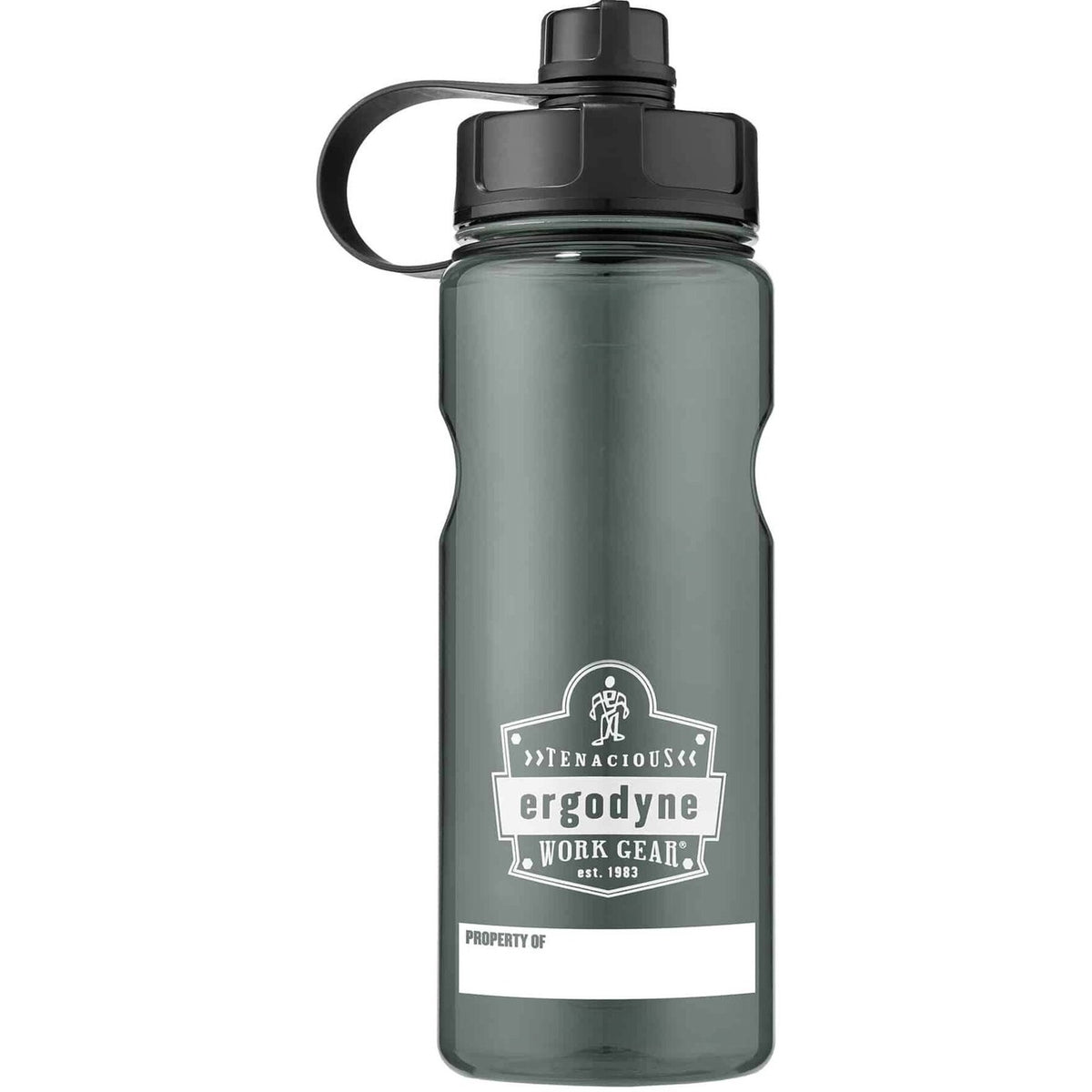 Water Bottle 1 Ltr Black