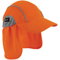 Hat W/ Neck Shade Orange
