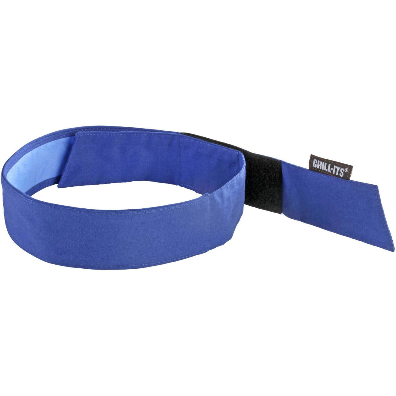 Bandana W/Ct-Hl Solid Blue