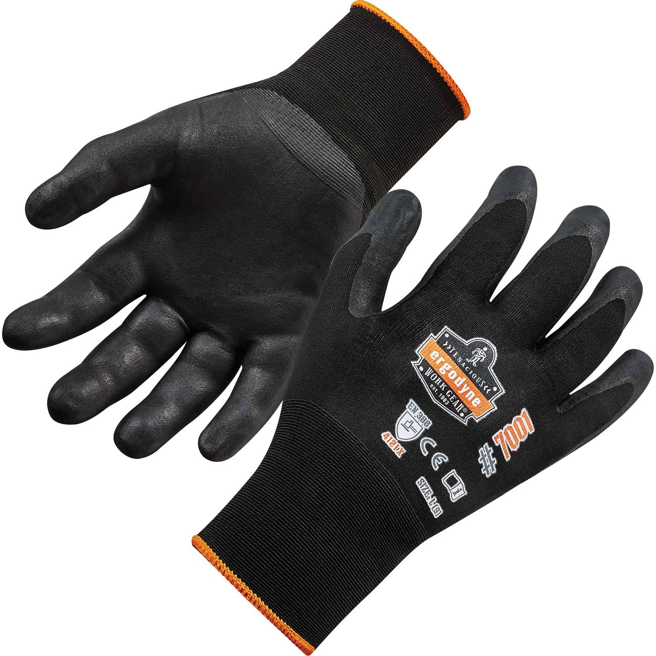 Glove Nitrile-Coated M Blk
