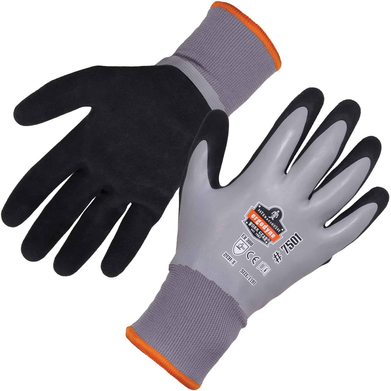 Glove Coated Wp Work Xl Gry