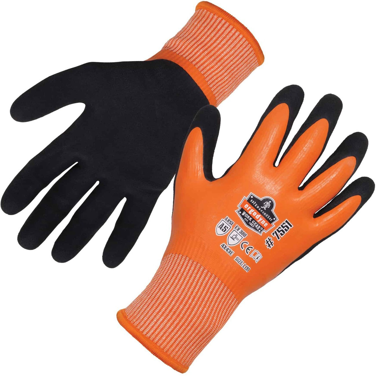 Glove Cr Wp Work A5 Xl Orng