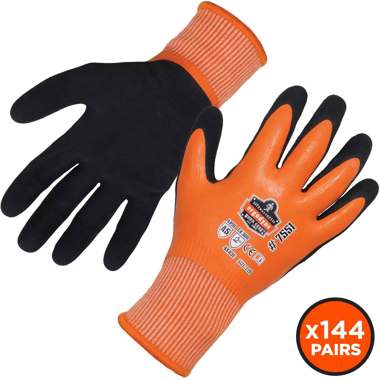 Glove Cr Wp Work A5 2X Orng