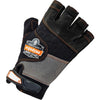 Gloves Impact Leather M Blk