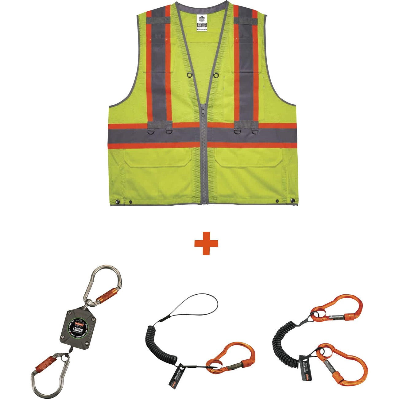 Tether Vest 4X/5X Lime Kit
