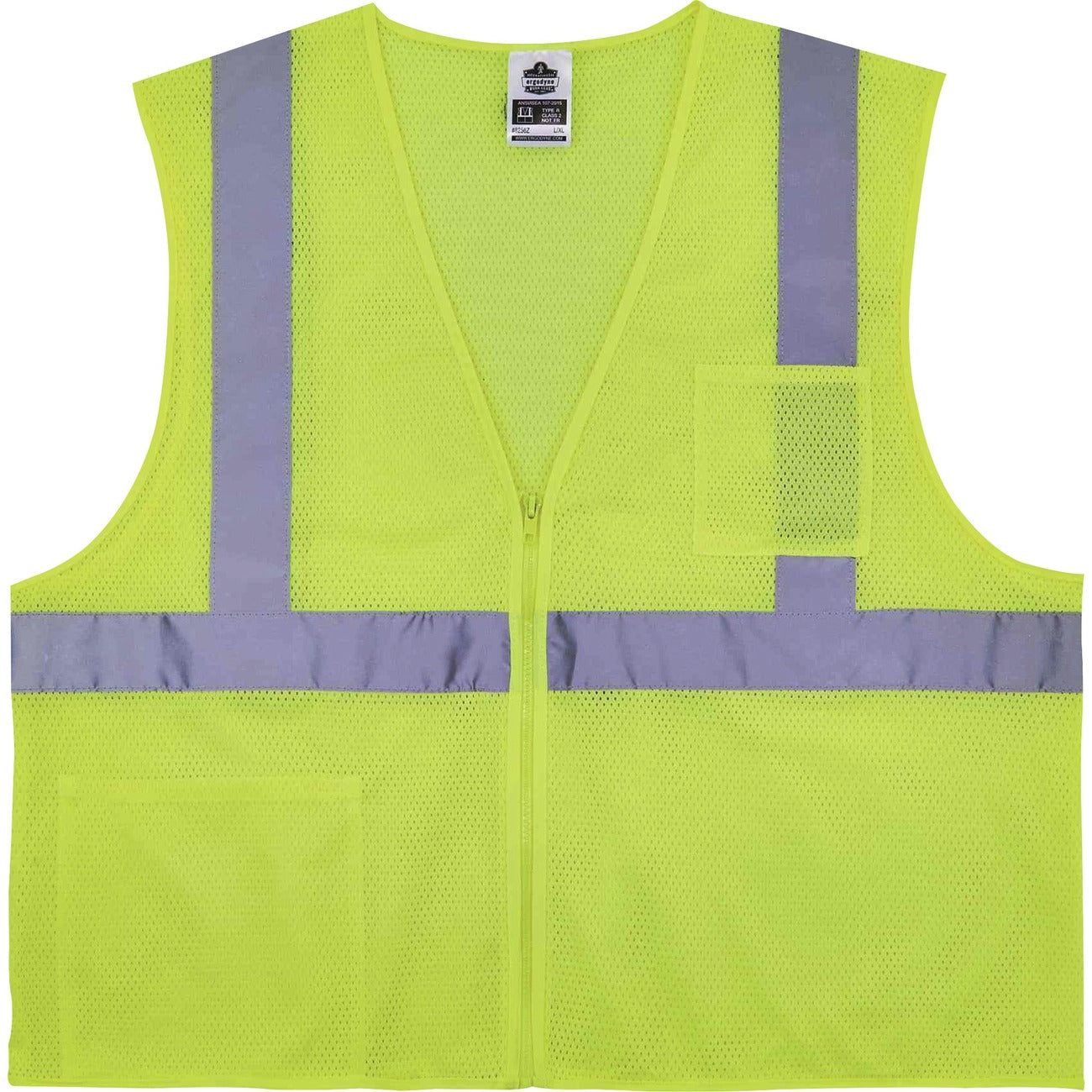 Vest Treated Poly S/M Lime