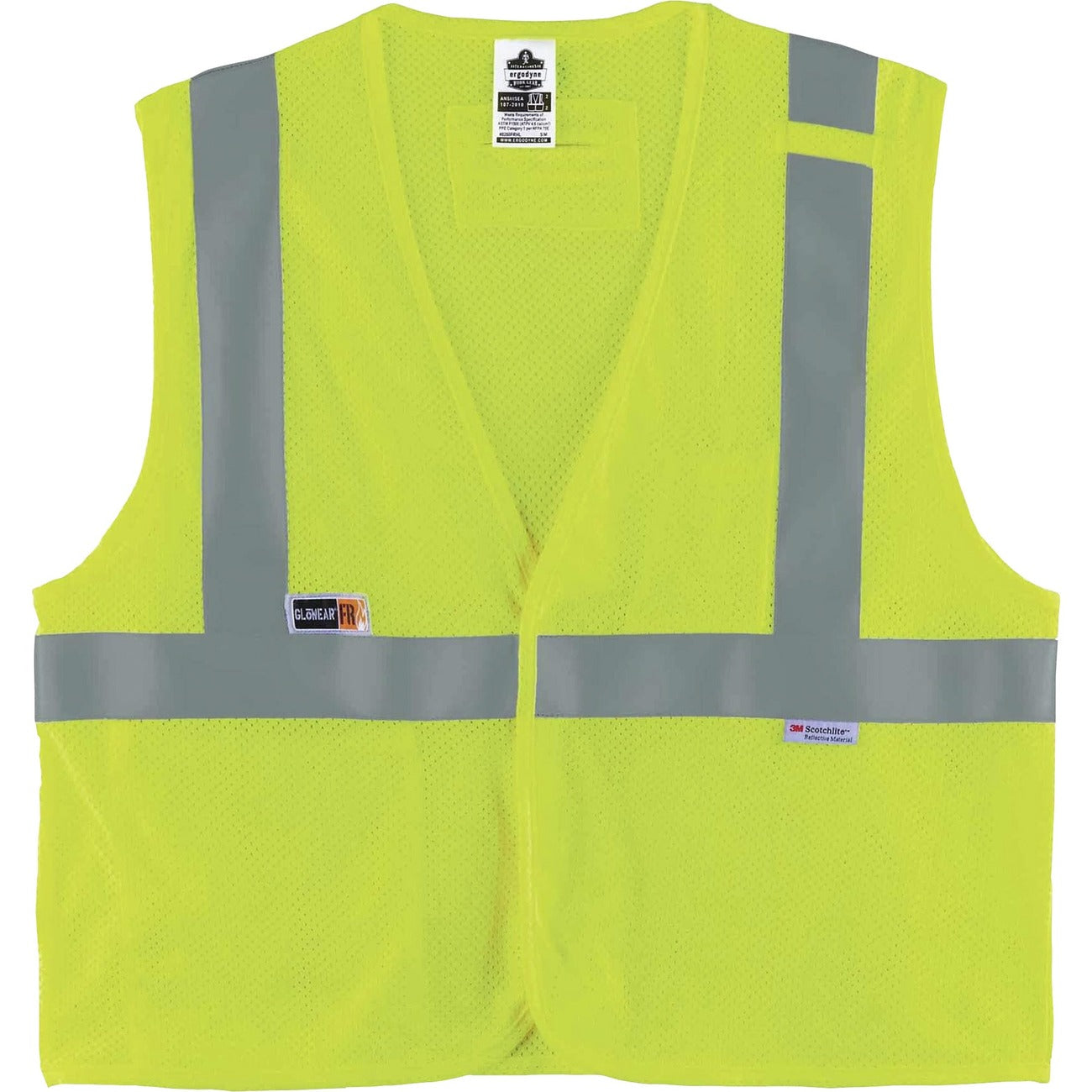 Vest Fr Modacrylic S/M Lime