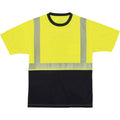 T-Shirt Black Front Xl Lime