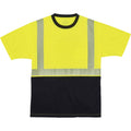 T-Shirt Black Front 3X Lime