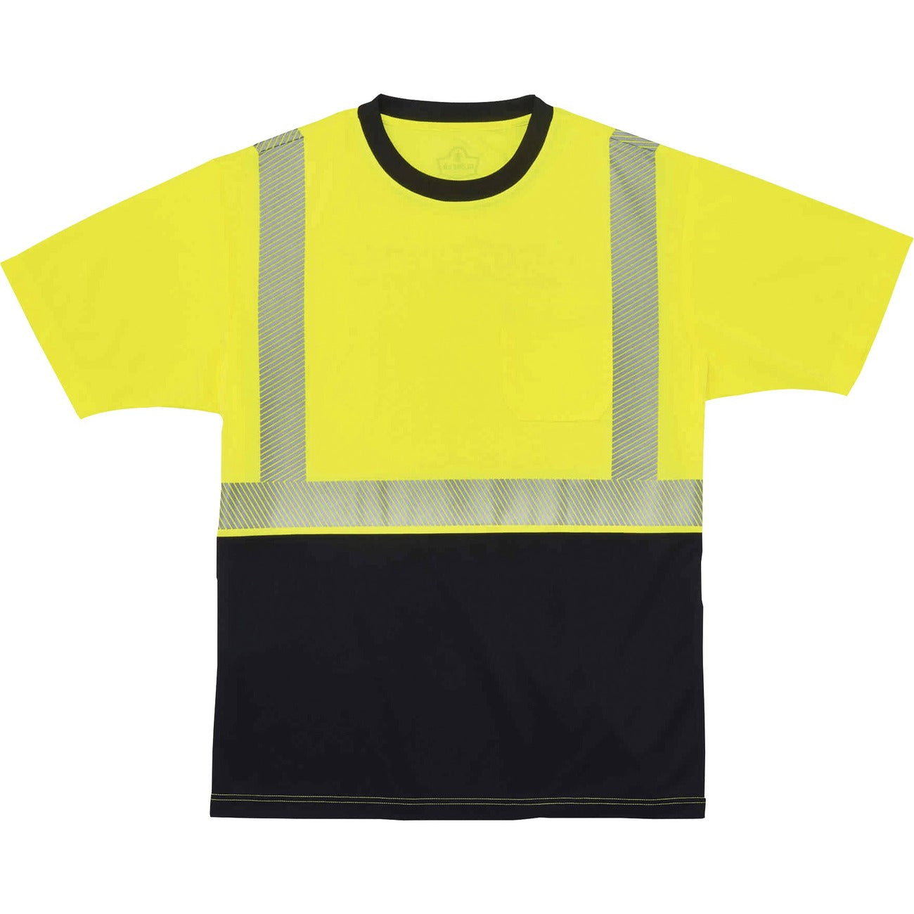 T-Shirt Black Front 4X Lime