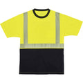 T-Shirt Black Front 5X Lime