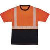T-Shirt Black Front S Orng