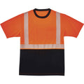 T-Shirt Black Front S Orng