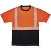 T-Shirt Black Front Xl Orng