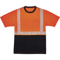 T-Shirt Black Front Xl Orng