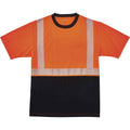 T-Shirt Black Front 2X Orng