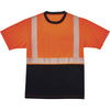 T-Shirt Black Front 3X Orng