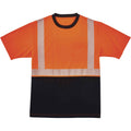 T-Shirt Black Front 3X Orng