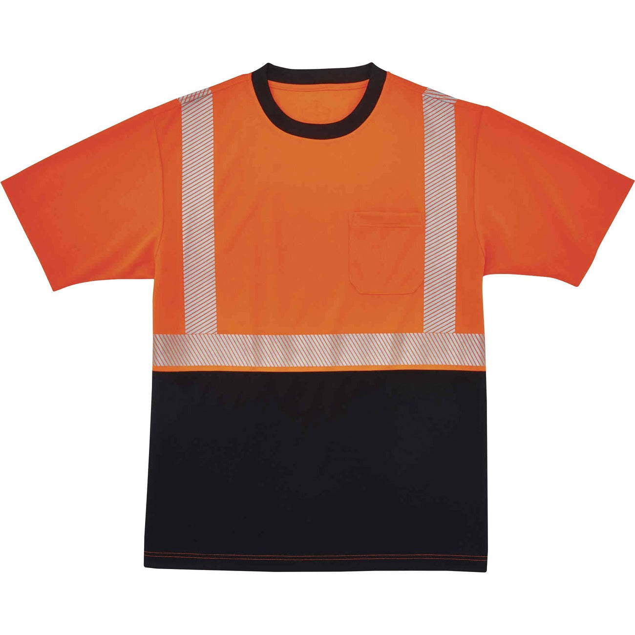 T-Shirt Black Front 3X Orng