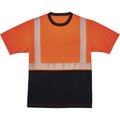 T-Shirt Black Front 4X Orng