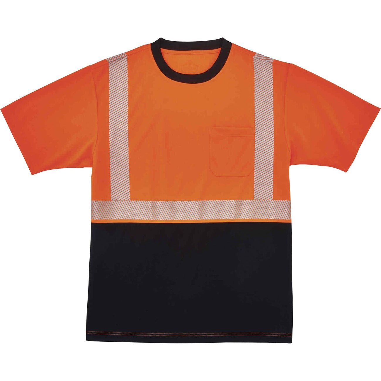T-Shirt Black Front 4X Orng