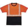 T-Shirt Black Front 5X Orng