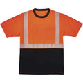 T-Shirt Black Front 5X Orng