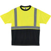 T-Shirt Black Front Xl Lime
