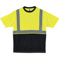 T-Shirt Black Front Xl Lime