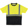 T-Shirt Black Front 3X Lime