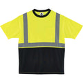T-Shirt Black Front 3X Lime