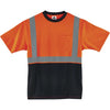 T-Shirt Black Front 3X Orng