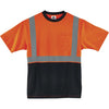 T-Shirt Black Front 5X Orng