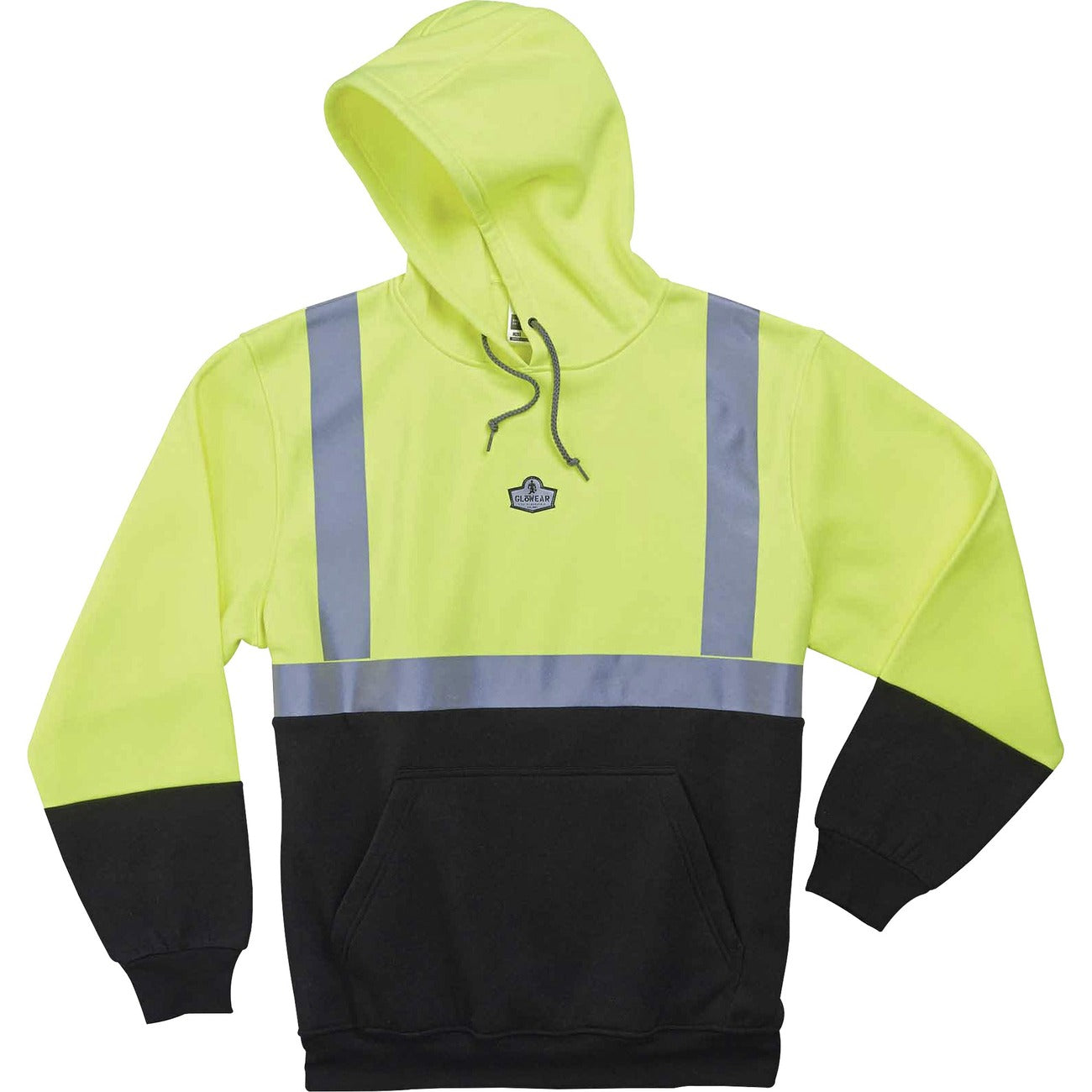 Sweatshirt Hooded 5X Lime