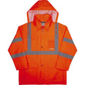 Rain Jacket Hv M Orange