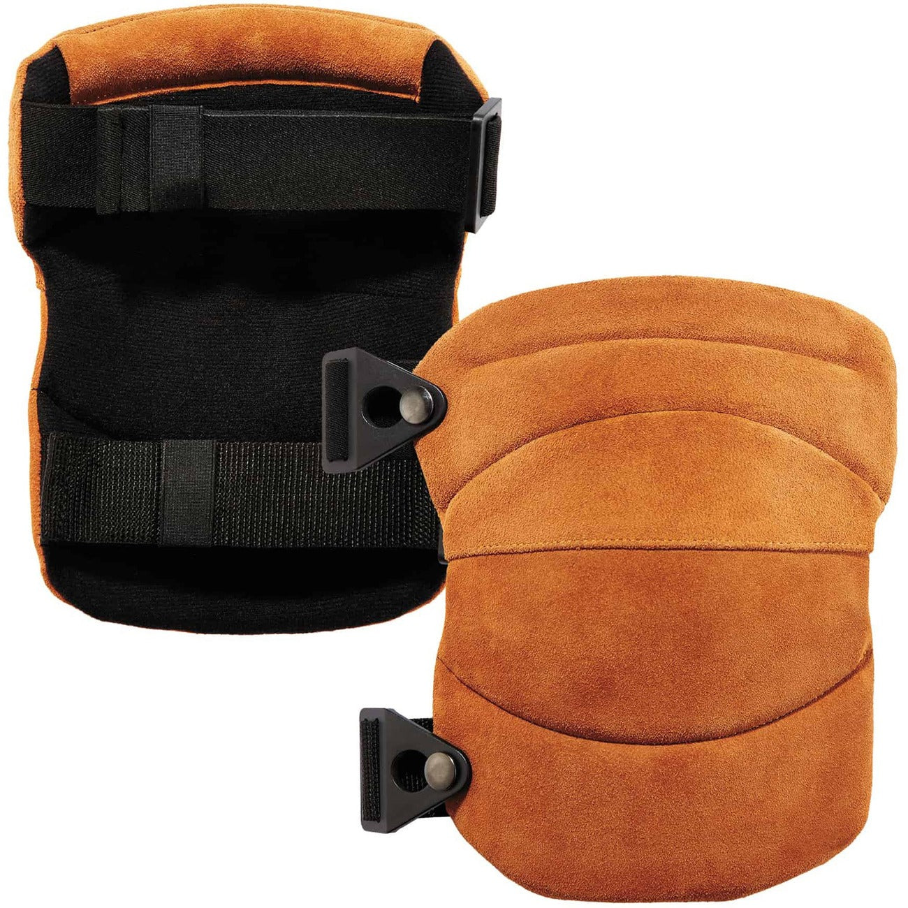 Knee Pads Leather-Wide Cap