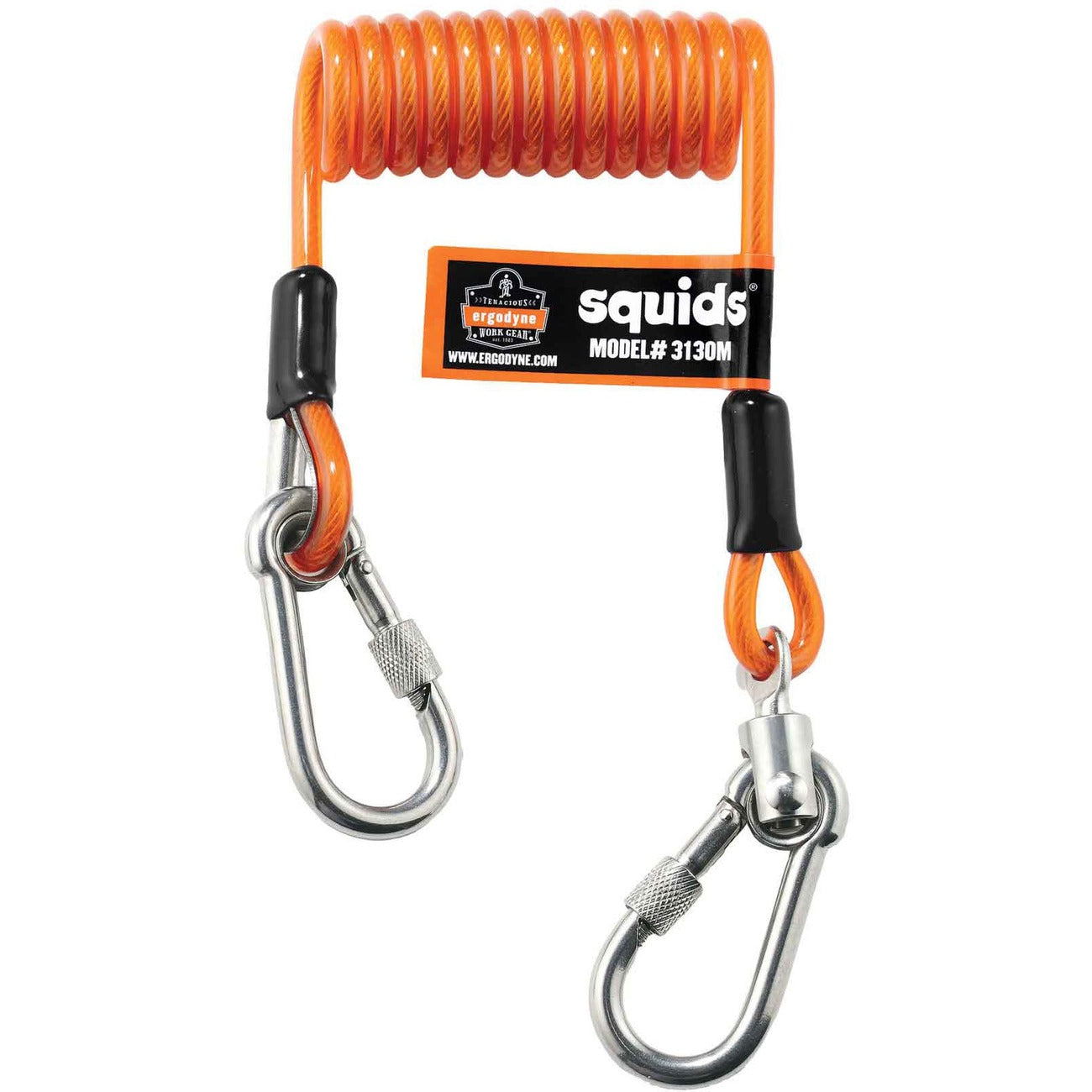 Lanyard Coiled Cable Orange