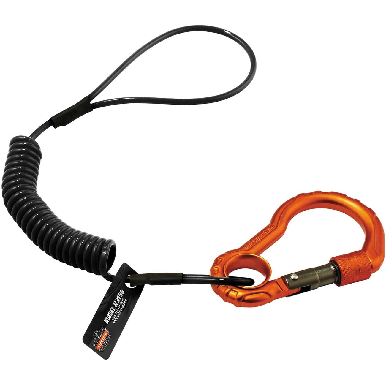 Tool Lanyard Coil Black
