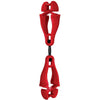 Glove Clip Swiveling Red