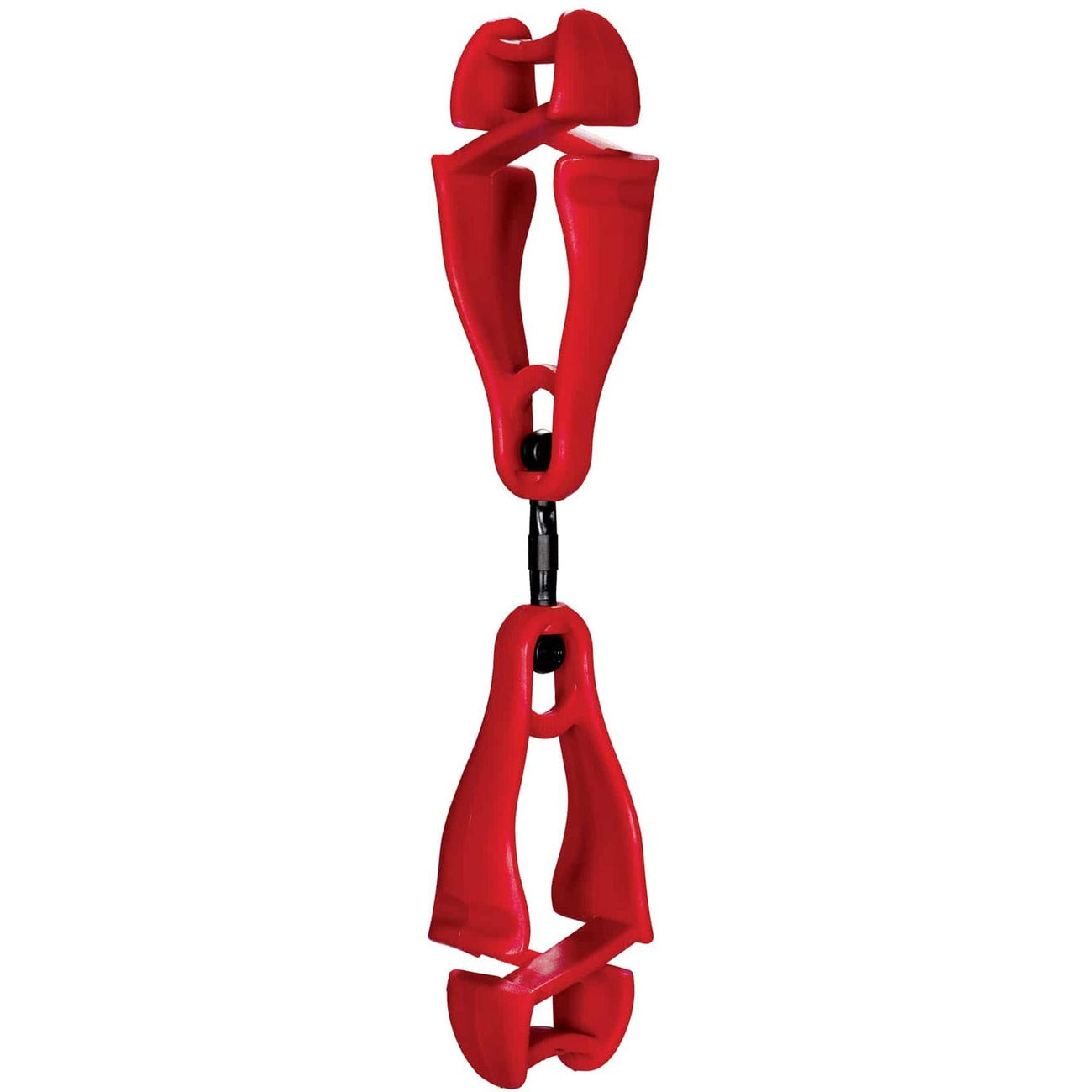 Glove Clip Swiveling Red