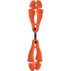 Glove Clip Swiveling Orange
