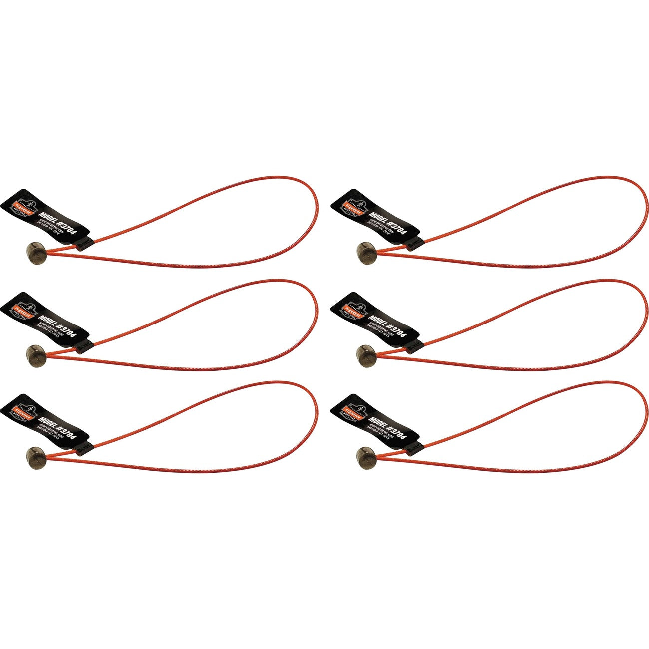 Loop Tail (6-Pk) Wire Orng