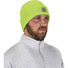 Rib Knit Beanie Cuffed Lime