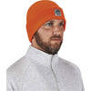 Rib Knit Beanie Cuffed Orng