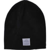 Ribbed Knit Beanie Black