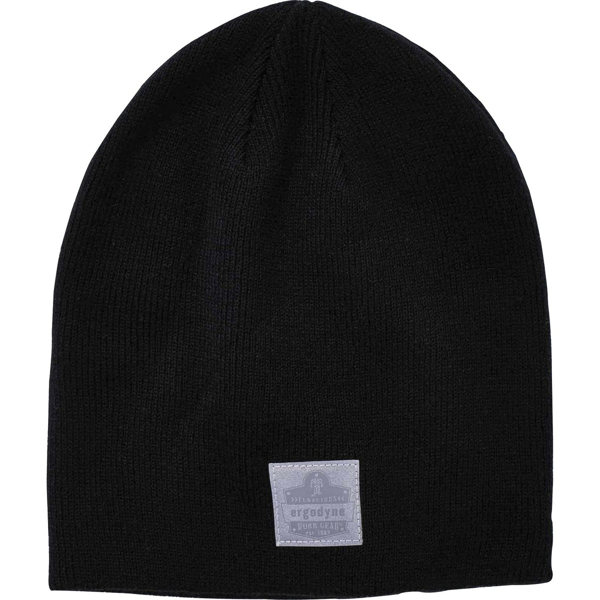 Ribbed Knit Beanie Black
