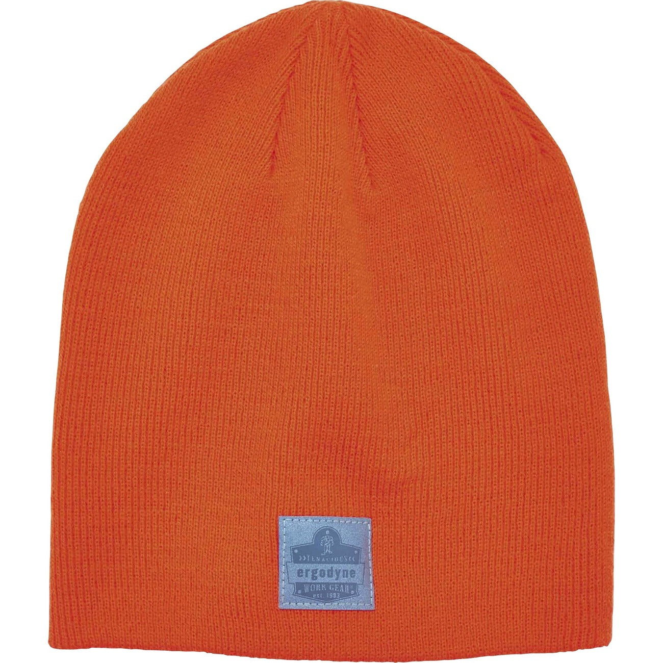 Ribbed Knit Beanie Orange