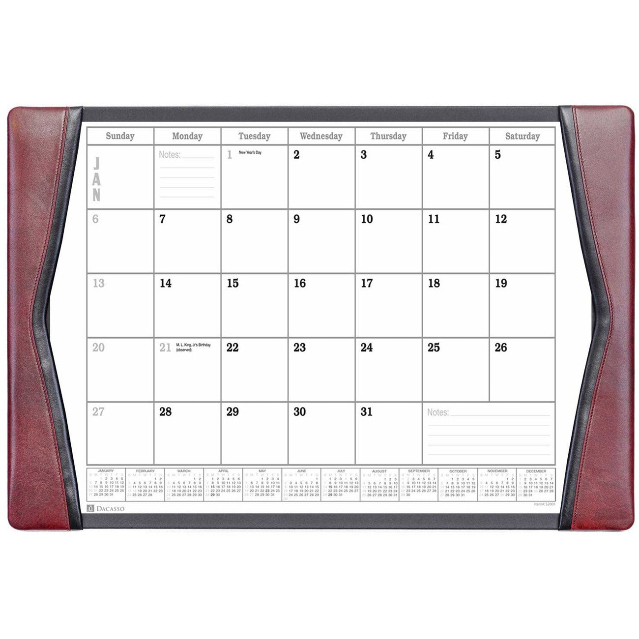 Dsk Pad Lthr By Cal Insert