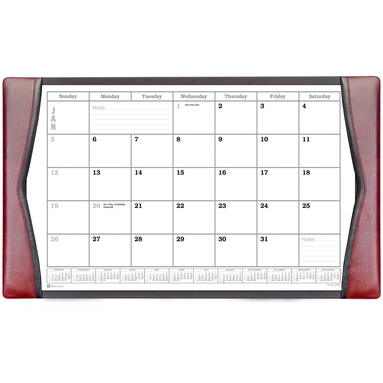 Dsk Pad Lthr By Cal Insert